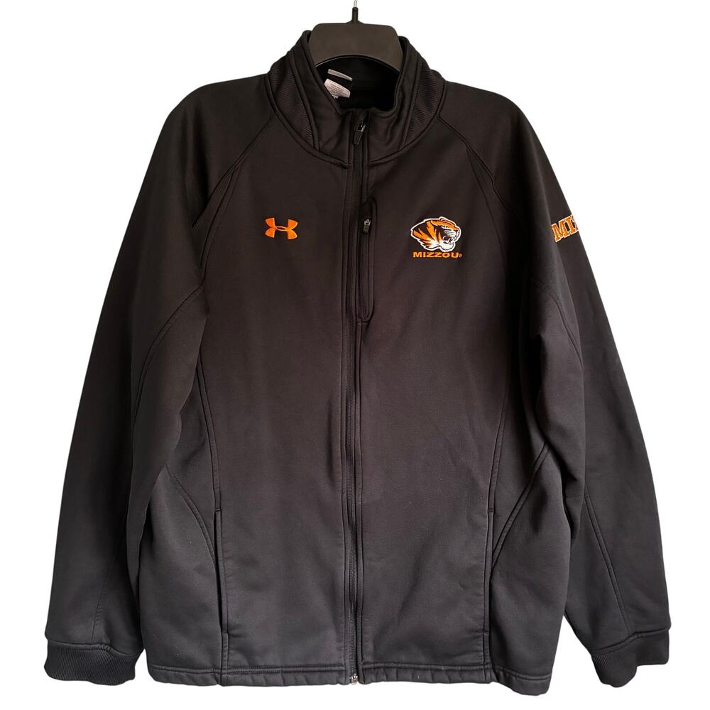 Under Armour Missouri Tigers Mizzou Full Zip Fleece Lined Jacket Black Men's
